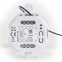 Receptor Universal Rolling Código Fijo 2 Canales 433.92 868 MHz NOLOGO RX2-R