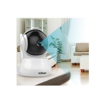 Srihome - Ricondizionato' Telecamera wifi SH020 con auto traking, infrarossi e audio per sorveglianza domestica in hd 3.0 mp'