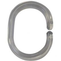 Anneaux de rideau de douche Transparent 49300 Ridder
