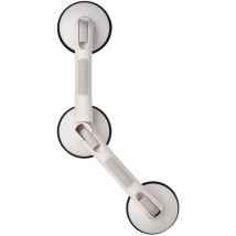 Premium - Maniglia Di Aspirazione Con Ventosa, Abs (acrilonitrile-butadiene-stirene), Bianco, Ca. 60 Cm - Ridder