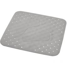 Tapis de douche antidérapant Plattfuß 54 x 54 cm Gris 67287 RIDDER