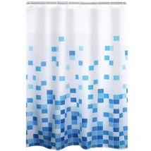 Tenda da Doccia Cubes in Tessuto Ridder