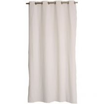 Rideau 8 oeillets 135 x 240 cm dune coton recyclé coloris ecru