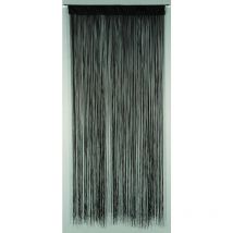Rideau portière String black sherry 90 x200 cm noir