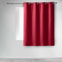 Rideau 90 % occultant radiateur petite hauteur Carmin 135x180 cm