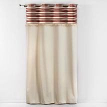 Rideau a oeillets 140x240cm Atlase Terracotta