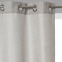 Rideau look jute 140x260 cm gris Atmosphera