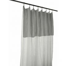 Rideau ajustable + 8 anneaux Gaze de coton 140x300 gaia Nuage