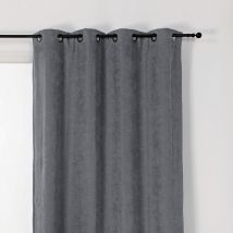 Rideau Alaska isolant et 100 % occultant Gris anthracite 140x350 cm