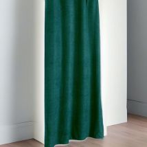 Homemaison - Rideau Alaska à galon fronceur isolant et 100 % occultant Vert 140x240 cm