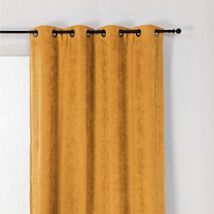 Homemaison - Rideau Alaska isolant et 100 % occultant Jaune 140x260 cm