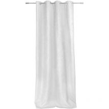Homemaison - Rideau anti-froid doublé polaire Blanc 140x260 cm