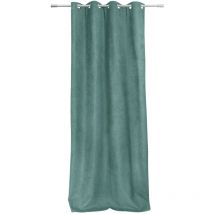 Homemaison - Rideau anti-froid doublé polaire Vert d'eau 140x260 cm