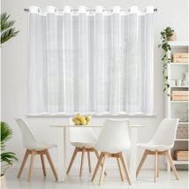 Rideau Cassie Prêt 300 X 150 Cm Blanc