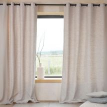 Rideau tamisant bouclette Ecru 140x260 cm
