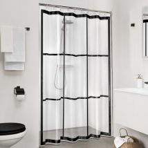 Rideau de douche Brix Transparent
