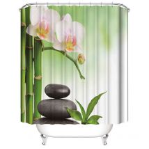 Rideau De Douche De Zen 180180 Cm (ardoise), Rideau De Douche Z