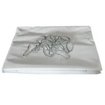 Rideaux de douche - pvc blanc - 2 x 1,8 m Pellet asc