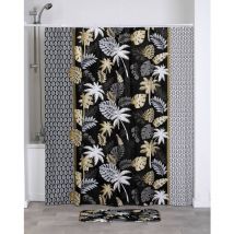 Rideau de douche peva 180x180 cm - gold jungle Tendance