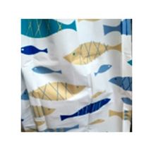 Rideau De Douche Peva 180x200 Poissons Aglaia 09237