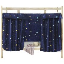 Rideau de Lit Superposé Cabine Ciel de Lit Moustiquaire Baldaquin Rideau Tissu Dortoir Tentes à l'ombre Tentation Couchette Couvre-lits Epais
