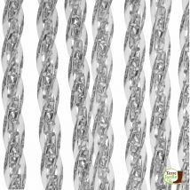 Rideau de porte anti insecte en plastique transparent