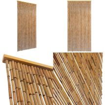 Rideau de porte Bambou 90 x 200 cm - Rideau De Porte - Rideau Anti-moustique - Rideau En Bambou - Décor Intérieur - Protection Insecte - Home & Living