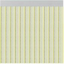 Cortina de plástico para exterior de puertas modelo brescia color amarillo 90x210cm M63166 Acudam