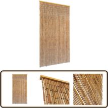Rideau de porte contre insectes Bambou 100 x 200 cm - Rideau De Porte - Moustiquaire - Anti-insectes - Bambou - Décoration Intérieure