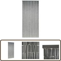 Rideau de porte contre insectes Bambou 90 x 200 cm - Rideau Anti-moustique - Rideau En Bambou - Rideau Décoratif - Occultation Naturelle - Protection