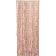 Rideau de porte coloré Papier cordé orange