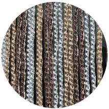 La Tenda - Rideau de porte en pvc métallisé Arezzo 90 x 210 cm