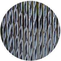 Rideau de porte en PVC noir Ascona 90x210 cm