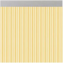 Acudam - Rideau Ferrara Portes Jaune Transparent Extérieur Pvc Aluminium 90 X 210 Cm