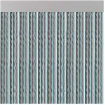 Cortina de plástico para exterior de puertas modelo lisboa color gris 90x210cm M63581 Acudam