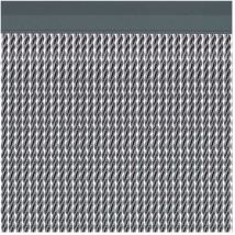 Rideau Acudam Manacor Silver Portes Extérieures pvc Aluminium 90 x 210 cm