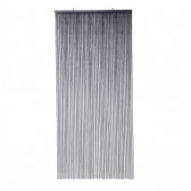 Rideau de porte Perles Bambou, Intérieur et Extérieur, Porte d'entrée, porte intérieure, porte fenêtre 90x200cm - Anthracite n°4. - Anthracite n°4