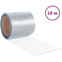 Rideau de porte transparent 200 mmx1,6 mm 10 m pvc