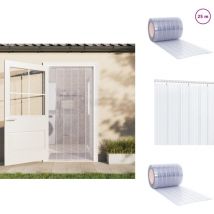 Rideau de porte transparent 300 mmx2,6 mm 25 m pvc - Rideau De Porte - Rideau Pvc - Isolation Thermique - Rideau Antibruit - Rideau Industriel