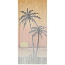 Rideau de porte,Rideau d'intimité contre insectes Bambou 90 x 200 cm CFW82897