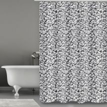 Rideau douche POLYES180X200 galets nouveau modele m s v 149560