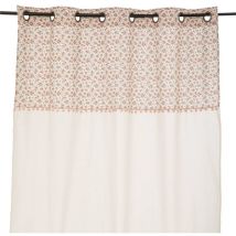 Rideau enfant esprit fleuri Beige 140x260 cm