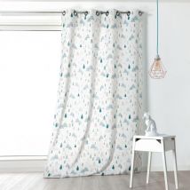 Rideau Enfant Esprit Nordique Vert 140x260 cm