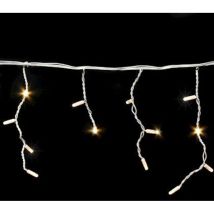 Rideau stalactite LED Authentic 3 m H60 cm 144 LED blanc chaud fixe 9,2 W 230 V Ø 8 mm IP66 - FESTILIGHT