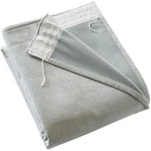 Rideau galon fronceur occultant polaire 140 x 260 cm Bjornn eucalyptus