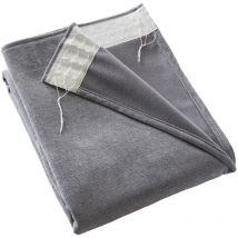 L'effet Papillon - Rideau galon fronceur occultant polaire 140 x 260 cm Bjornn gris
