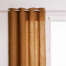 Rideau en gaze de coton uni Bronze 130x260 cm