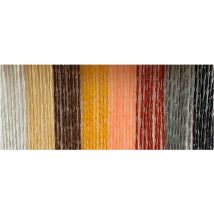 Rideau Hélicoïdal 'Aquarium' Cm. 125 X 230 - Marron/Paillettes Dorées