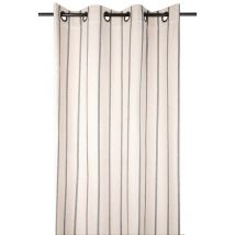 Rideau À Œillets 135x260 Cm St Trop Anthracite Coton