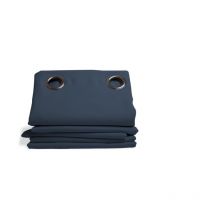 Moondream - Rideau isolant thermique hiver couleur bleu ardoise 145X260 cm